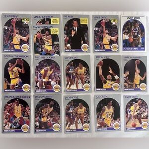 NBA Los Angeles Lakers Basketball Cards Magic Johnson 1989-1999 (16 cards)